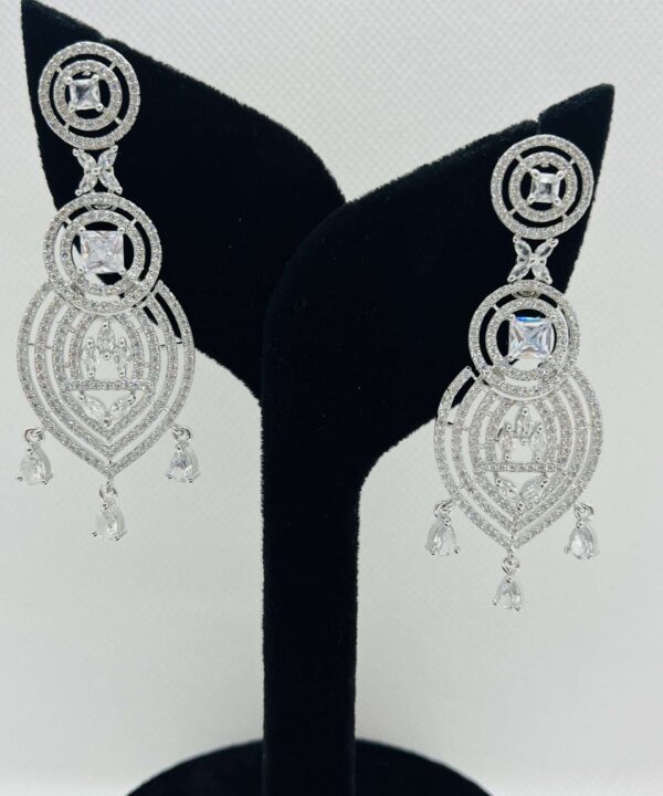 Floral Shaped American Diamond