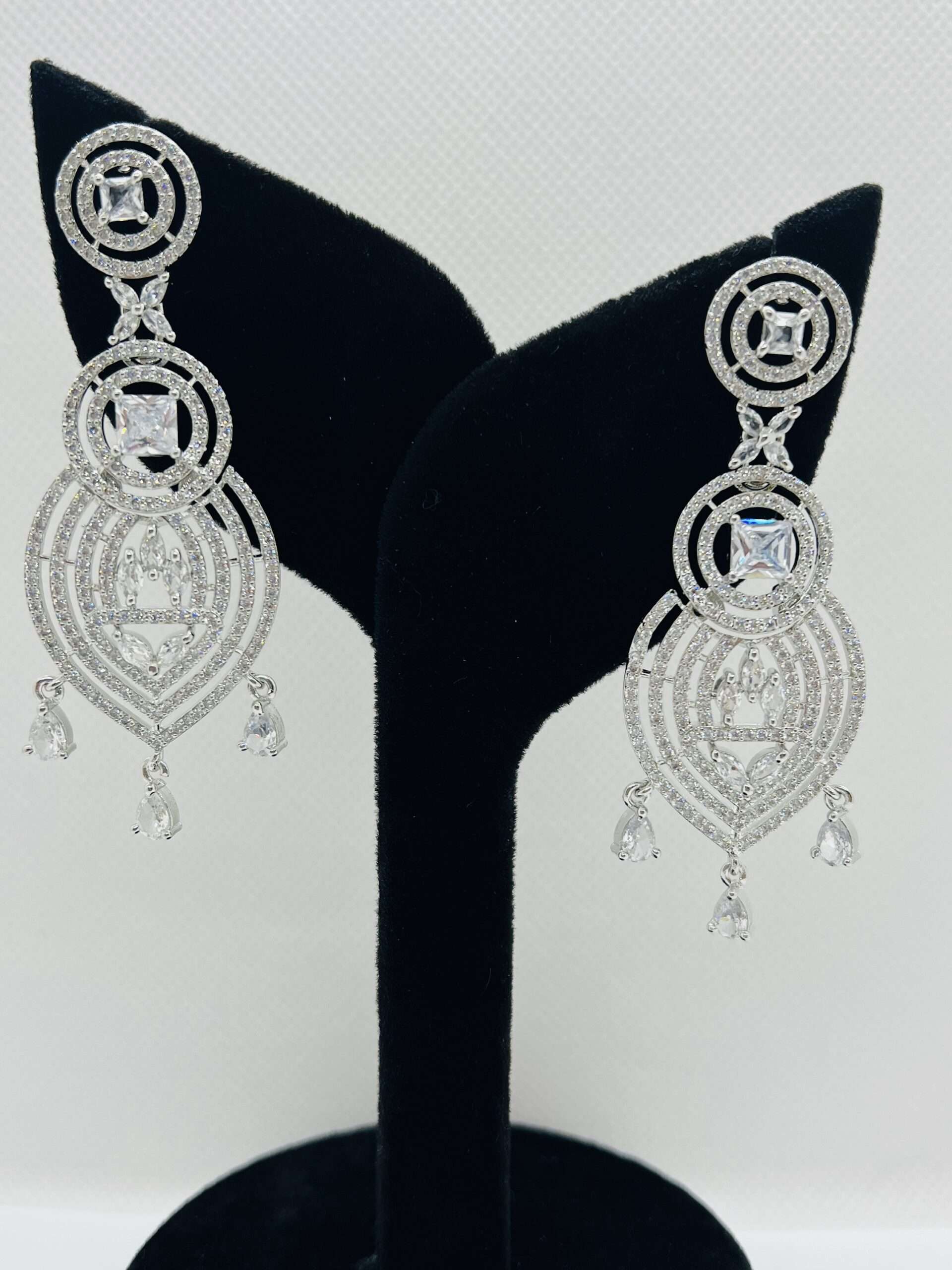 Floral Shaped American Diamond