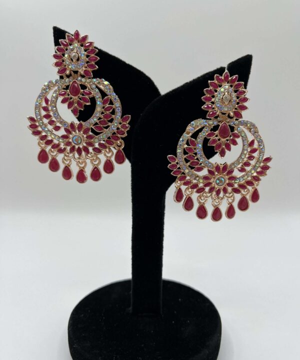 Maroon Earrings For Women & Girls