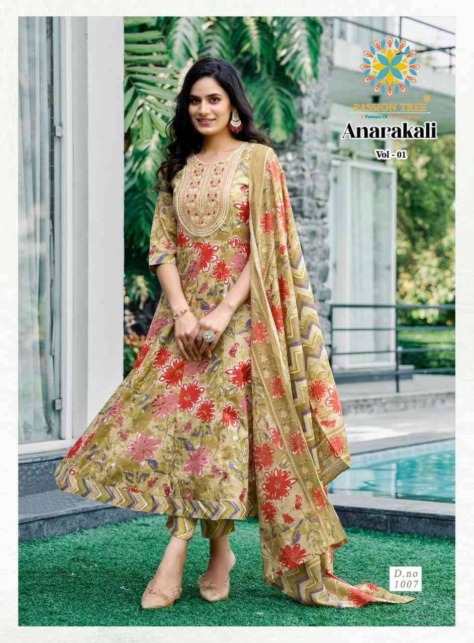 Pure Cotton Floral Print Base With Beautiful Neck Embroidery Work Kurti Comes with Pant And Matching Dupatta.