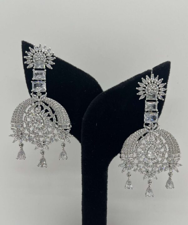 Jewellery  Silver Mirror Earrings