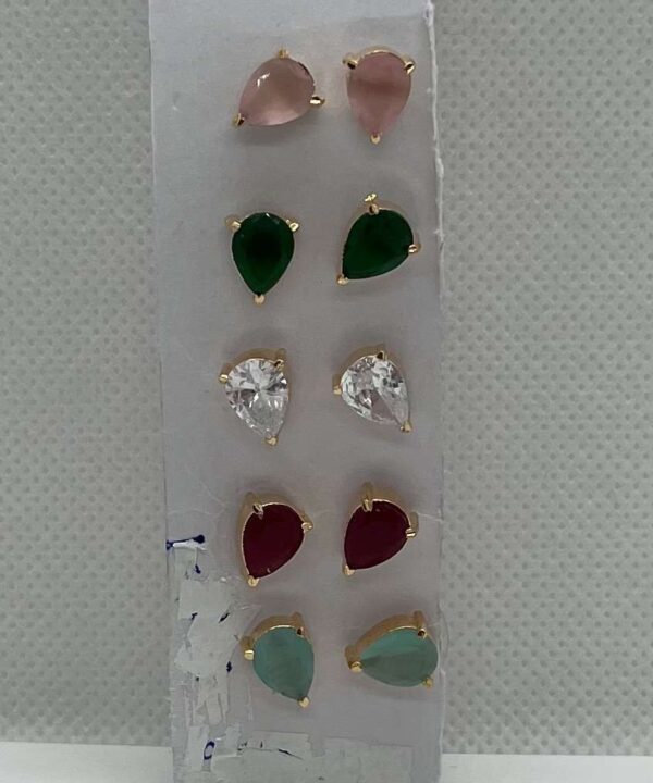 Beautiful Multi Stone Stud Earrings For Women