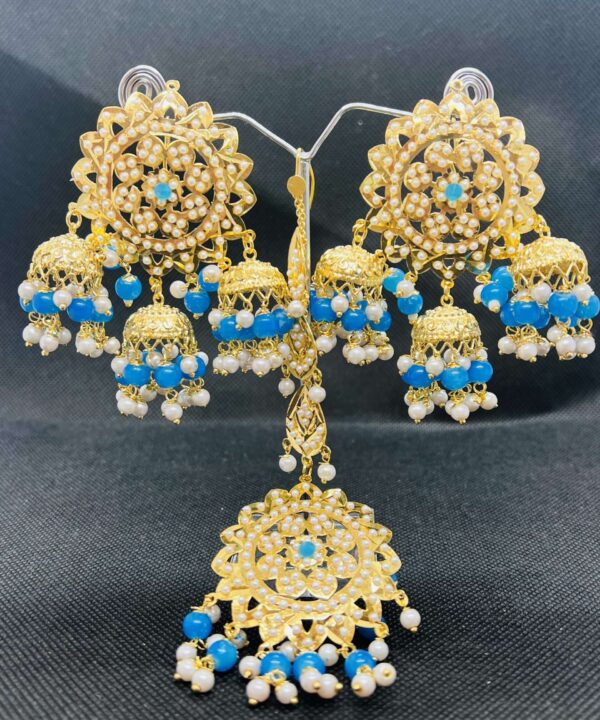 designer long jhumka earrings for women Kundan jhumki