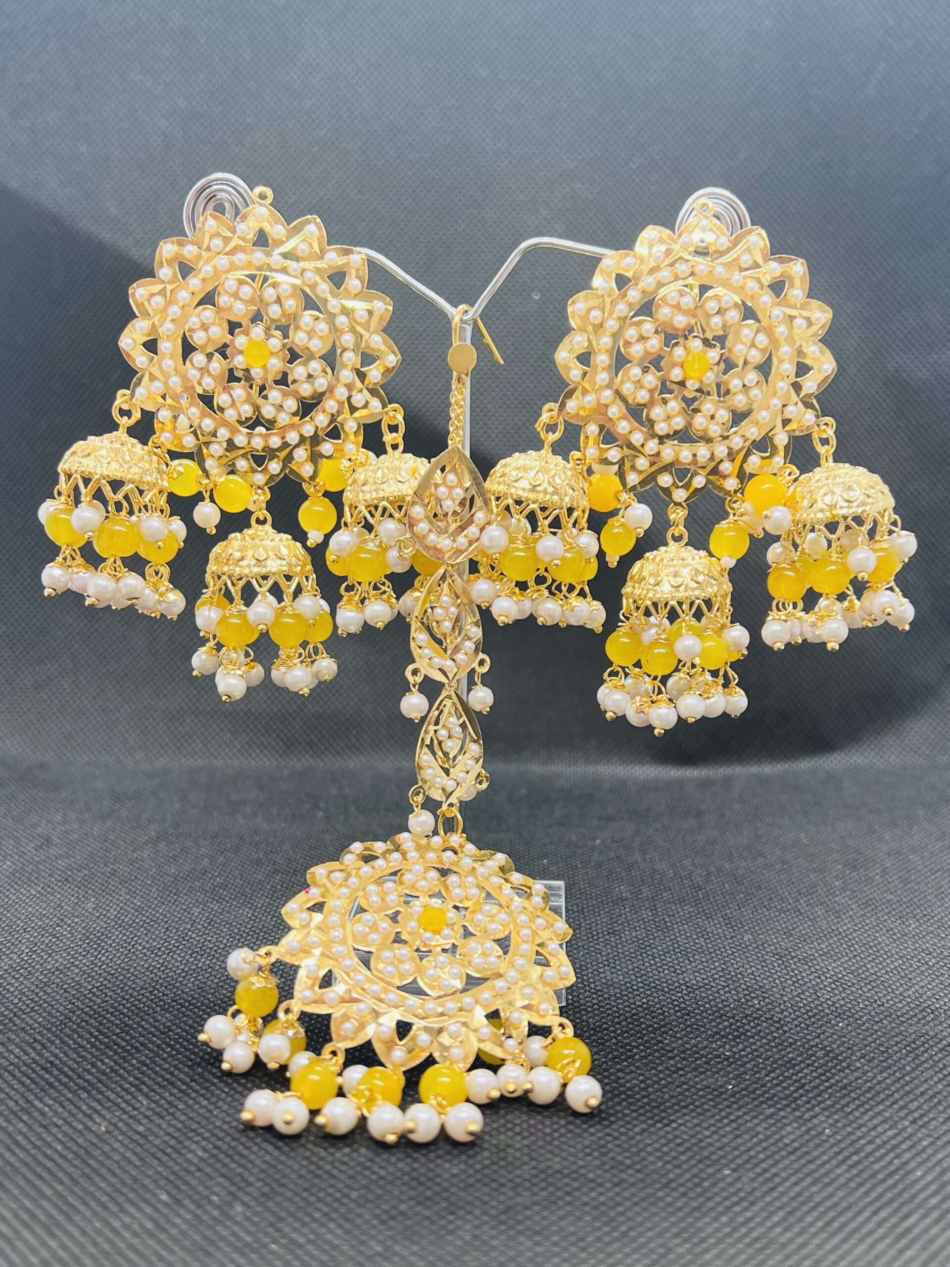 Golden Party Wear Fusion Arts