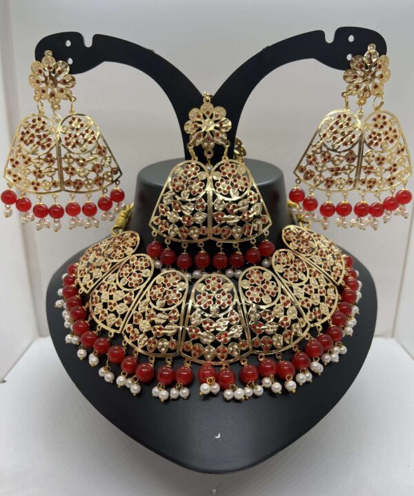 Kundan Choker Necklace Set