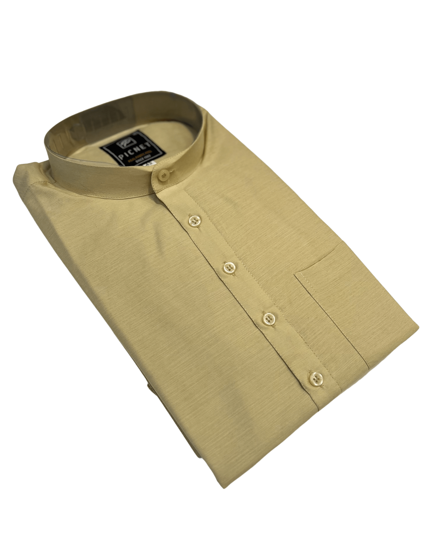 LIGHT CREAM COLOR SILK FABRIC KURTA PAJAMA FOR MENS