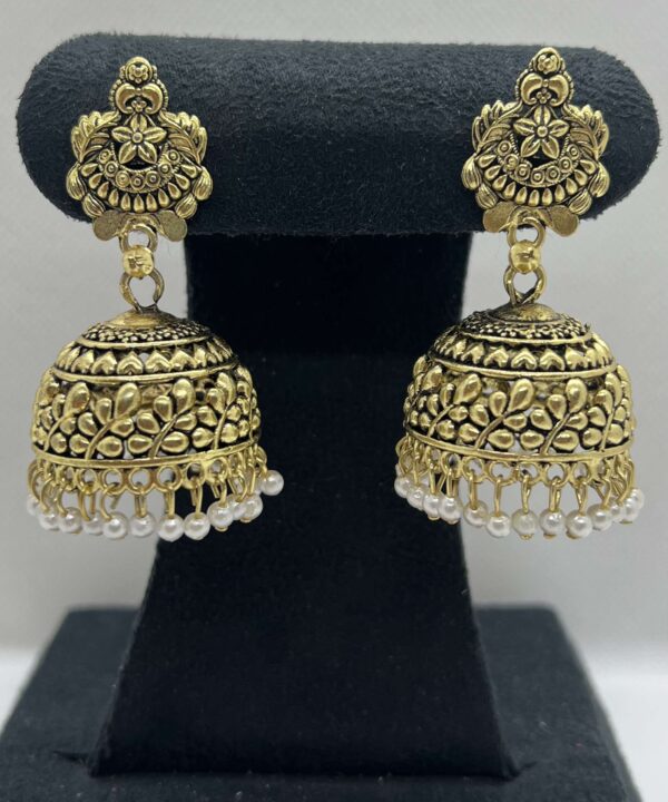 Wedding Collection Big Golden Jhumkis