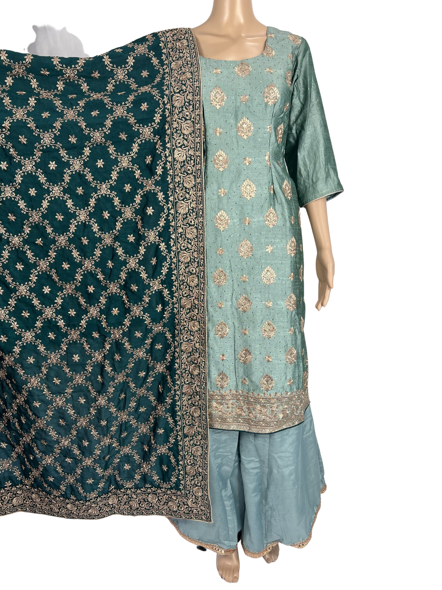 Buy Light green Plazzo Suit For Women