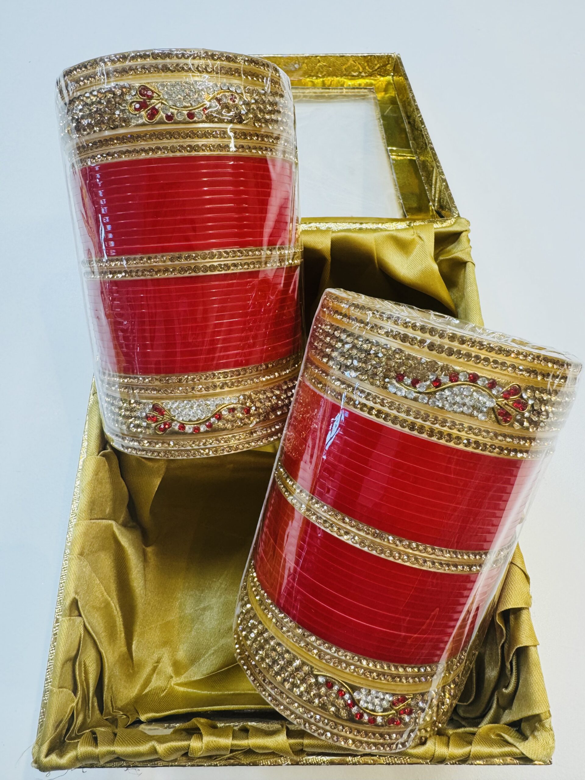 Dulhan Bangle Bridal Punjabi Choora Bangles for Women Girls Jewellery for Dulhan Red