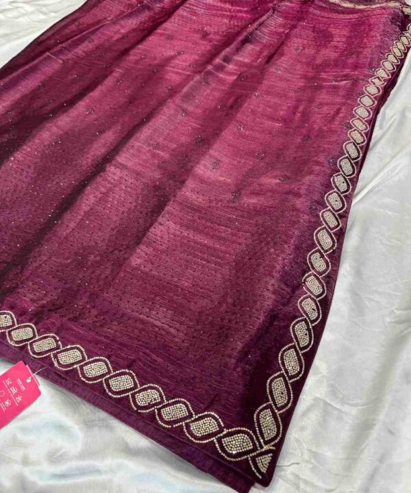 Jimmy Choo fabric with stone work Saree