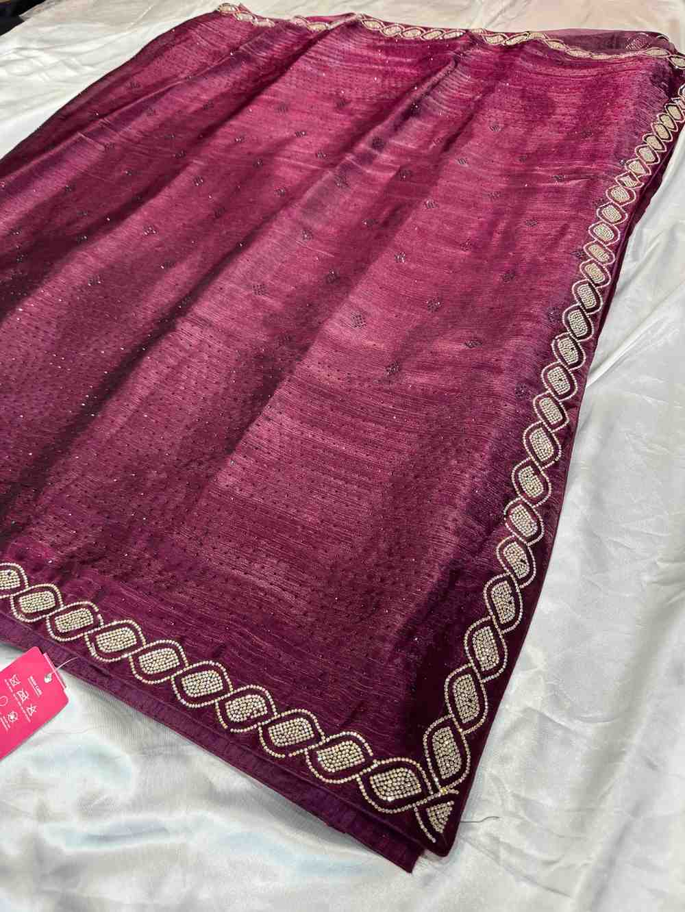 Jimmy Choo fabric with stone work Saree