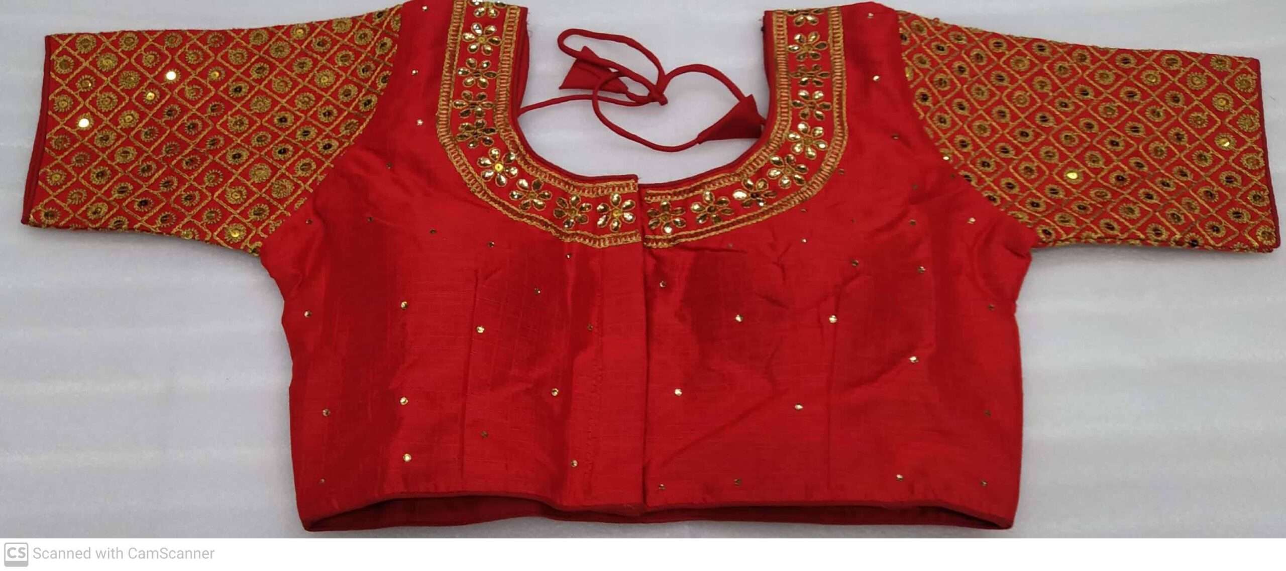 DESIGNER BLOUSE  DARK MAROON  COLOR EMBROIDERY  WITH STONE WORK.