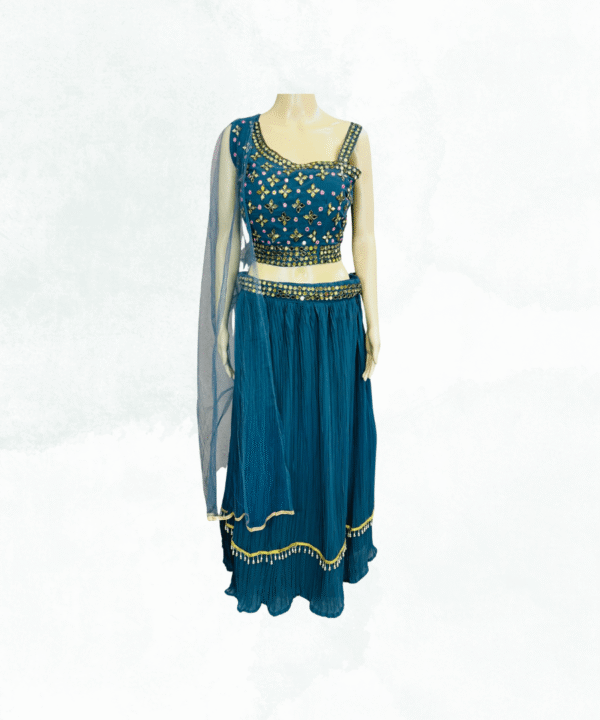Divine International Trading Women's Silk Semi Stitched