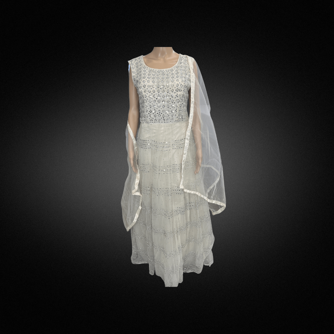 Off White Indian Hit Latest Fancy Lehenga Choli Designer Party Cocktail Wear Ethnic Indo Western Women Girls