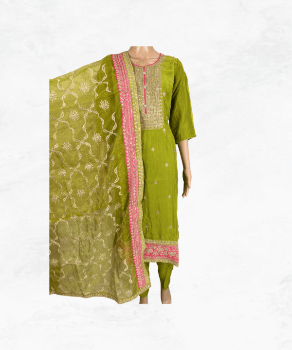 Embroidered Chanderi Cotton For Women