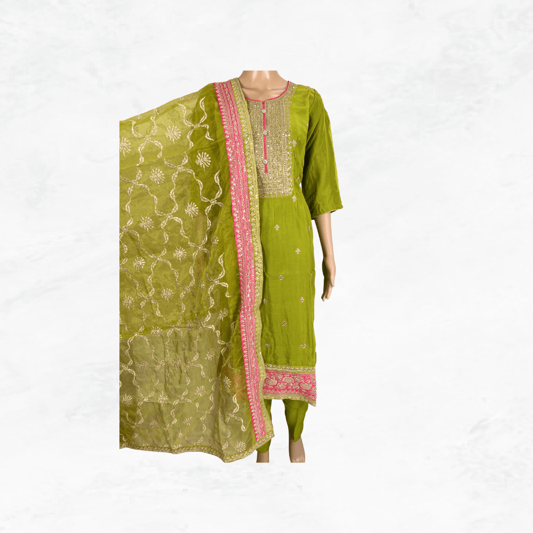 Embroidered Chanderi Cotton For Women