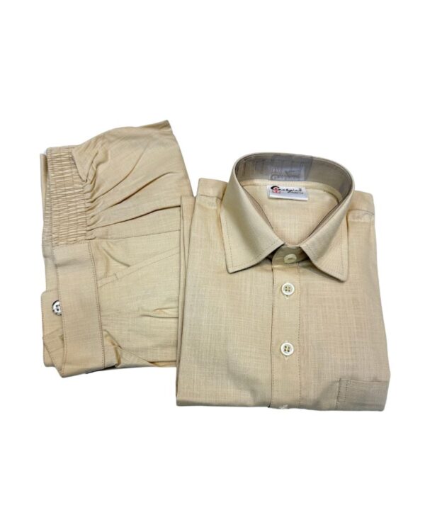 PURE COTTON CREAM COLOR KURTA PAJAMA FOR BOYS