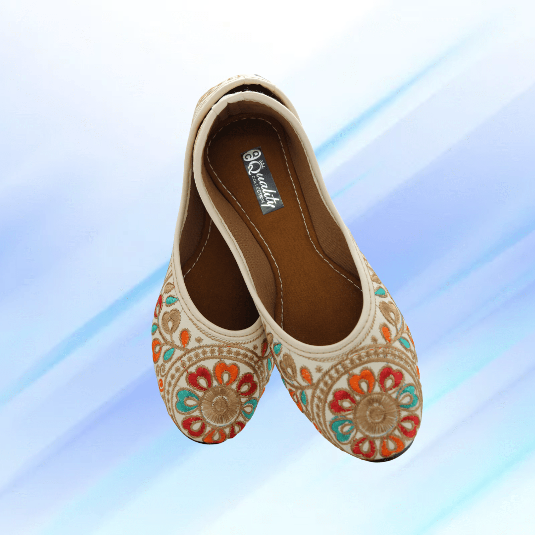 Womens Girls Jaipuri Jutti Mojri Sandal Handmade Footwear Rajasthani Jutti