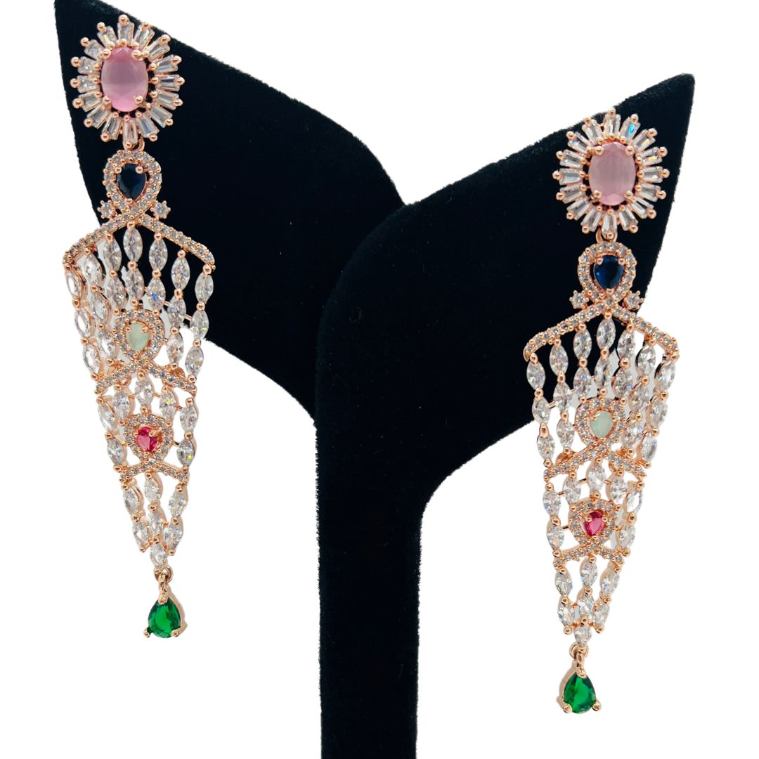 Zaveri Pearls Multicolor Stones