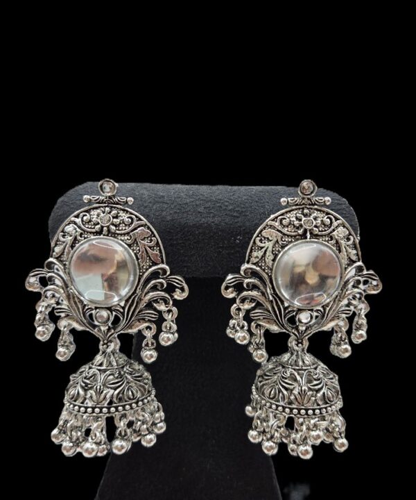 Beautiful Oxidised Jhumka Earrings