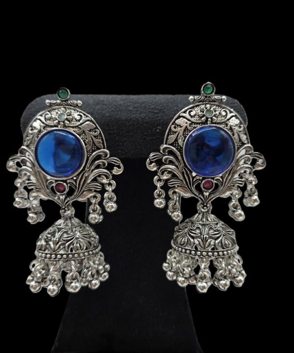 Beautiful Oxidised Jhumka Earrings