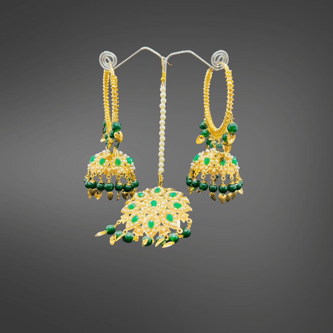 jhumka earrings for women traditional Beads, Pearl, Crystal Stone